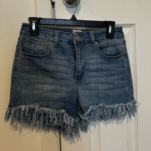 GB Frayed Hem Shorts